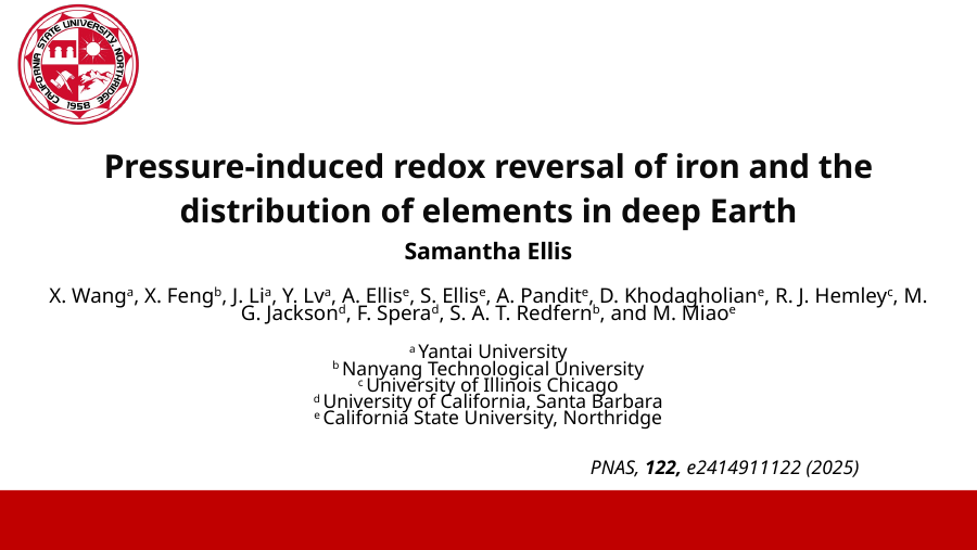 Preview of the APS 2026 iron redox talk